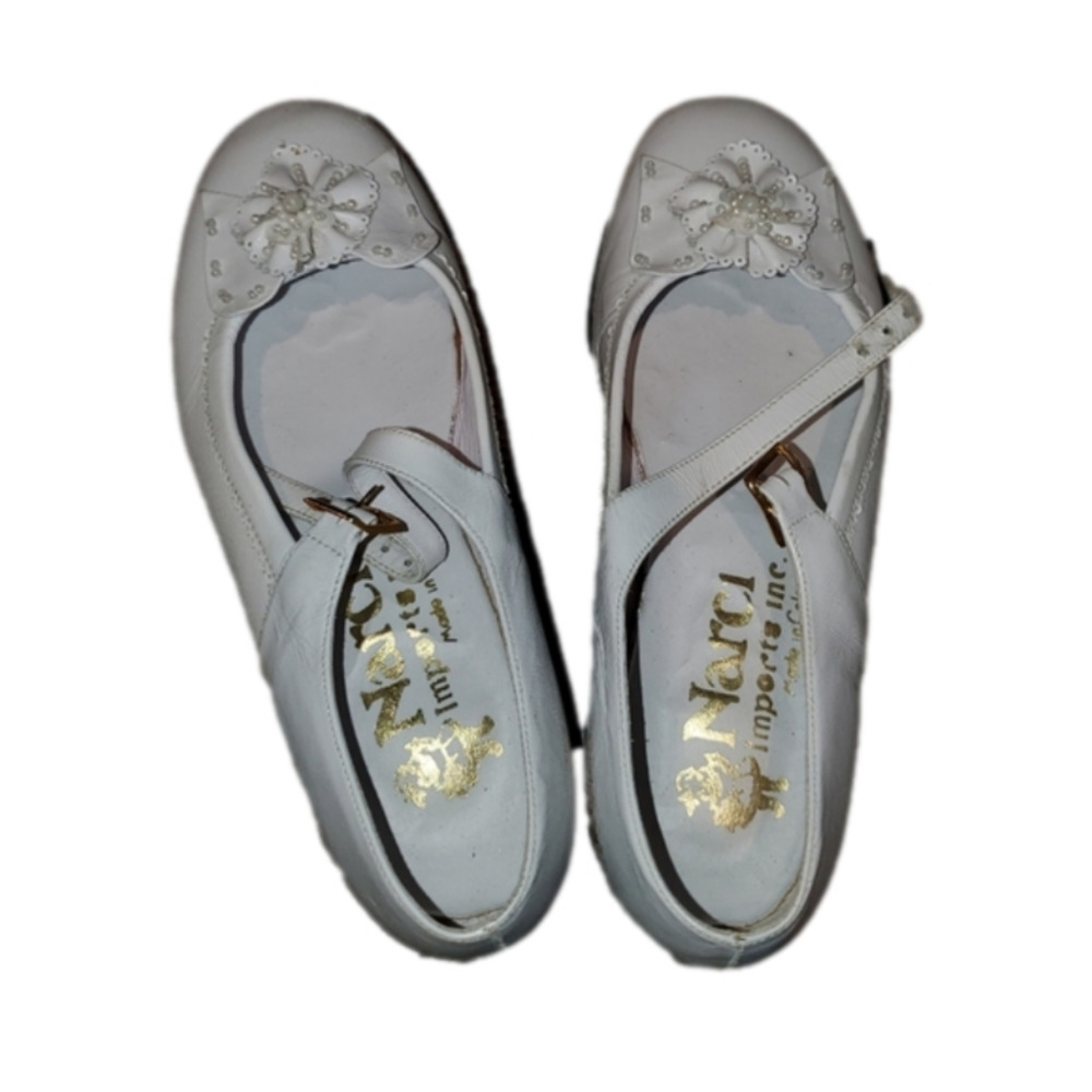 NARCI Imports Inc. Made in Colombia girls dress shoes leather EUC size 30